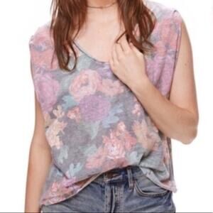 NWT Free people tropical combo floral top